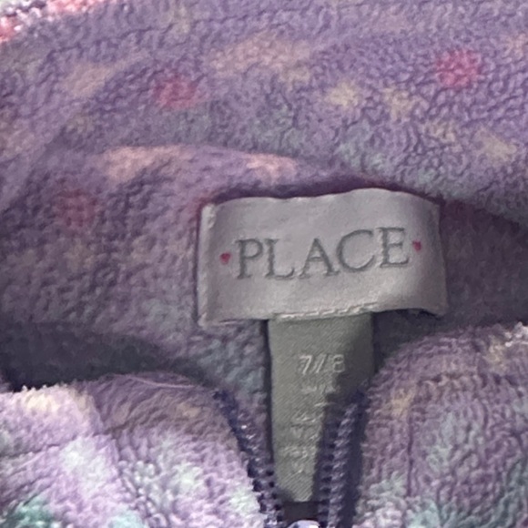 Place Cozy Purple and Pink Fleece Top - Picture 2 of 4